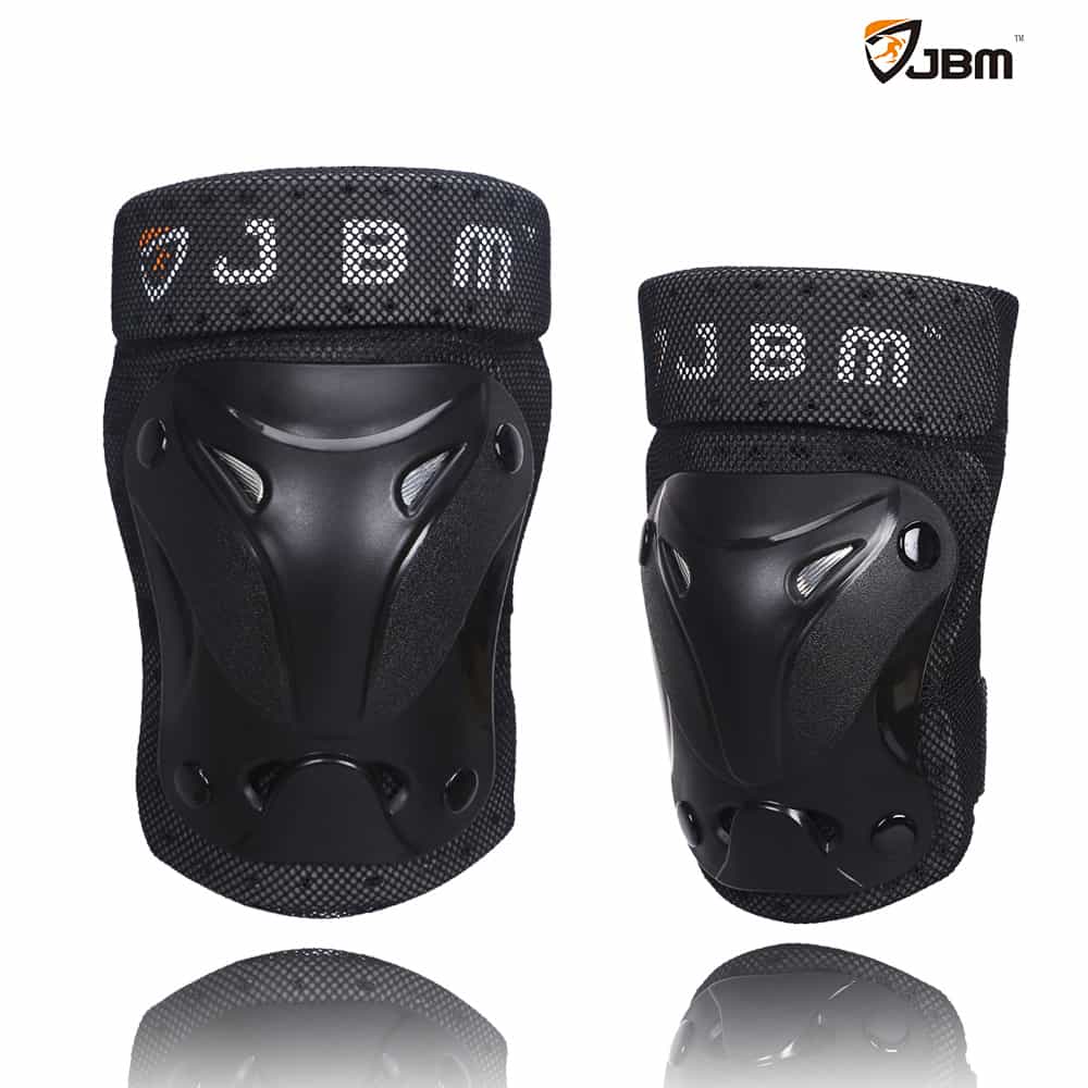 Buy JBM Protective Gear Knee and Elbow Pads Support Guards for Multiple  Sports (Adult, Black) Online from JBM Gear