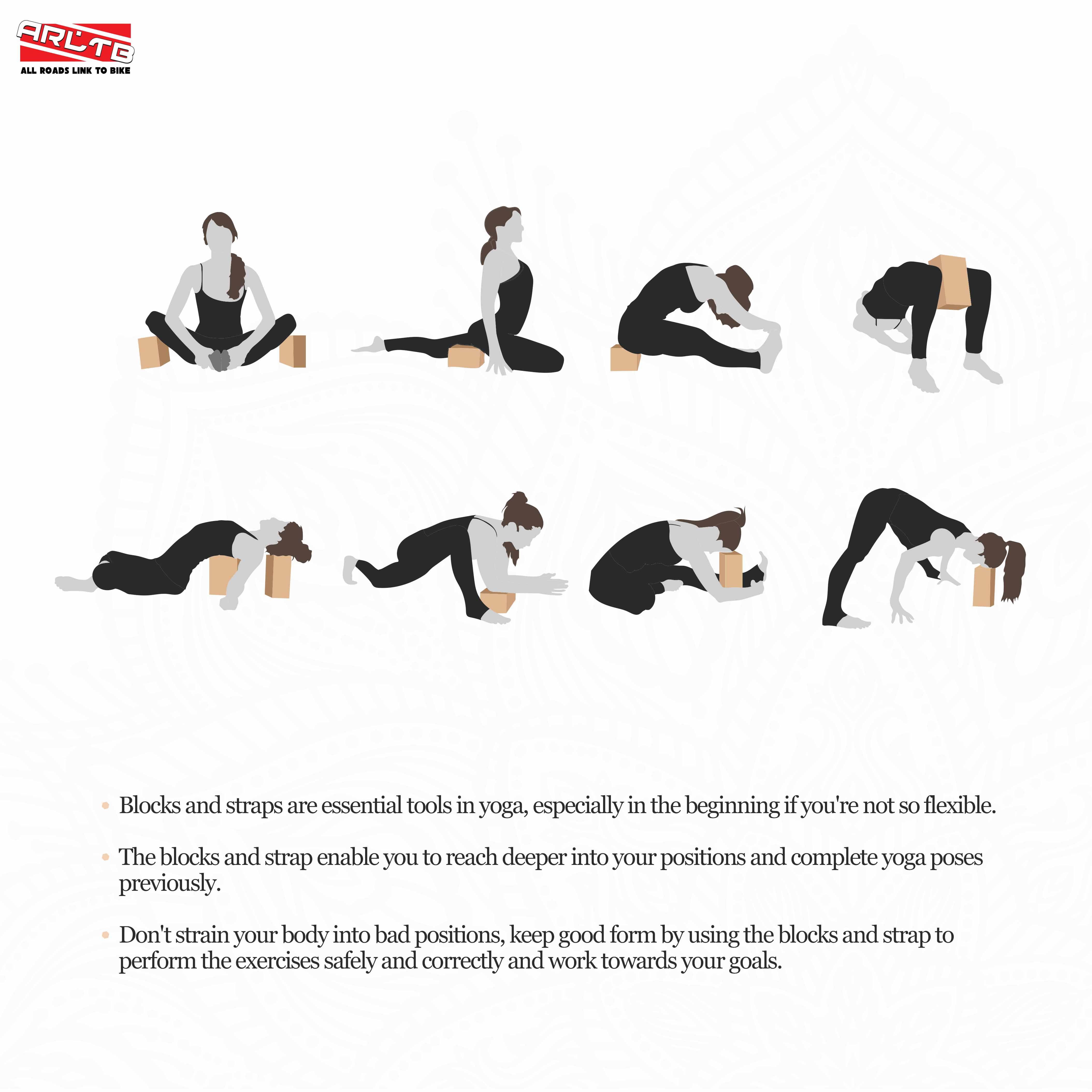 Yoga Bricks & Yoga Strap Combo – AJRO DEAL